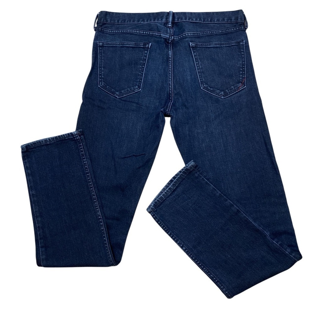 Banana Republic Mens Slim Blue Denim Jeans in a Dark Wash, Size 32X32. - Picture 2 of 5
